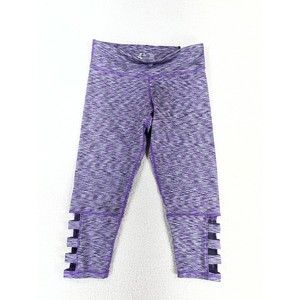 NWT Energy Zone Performance Women’s Size M Purple/Gray Capri Yoga‎ Pants